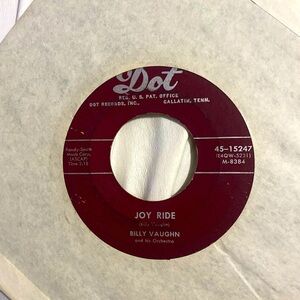 45 record Billy Vaughn Melody of Love and Joy Ride